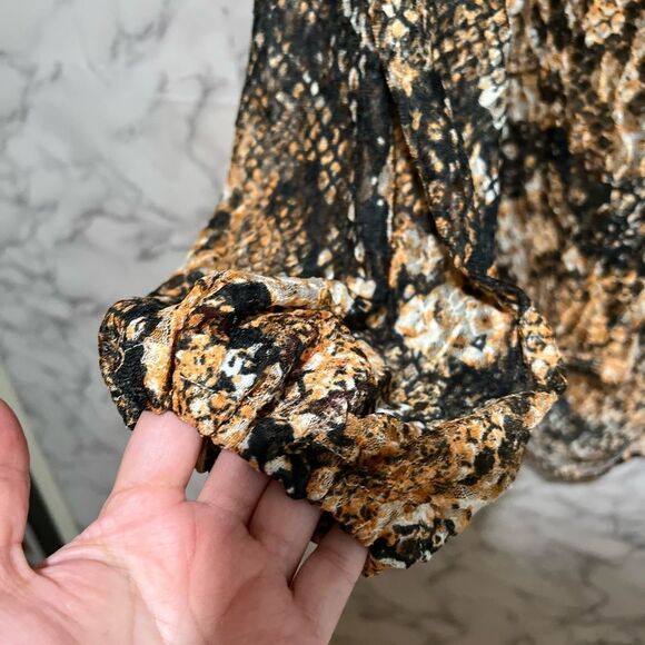 Free People Out For The Night Top in Snake Combo - Picture 13 of 15